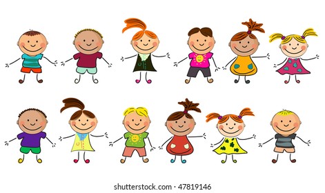 happy kids.