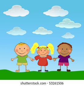 happy kids.