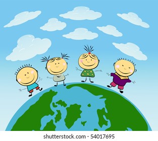 happy kids.