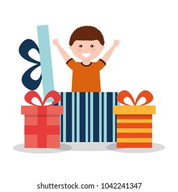 happy kids cartoon