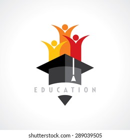 Happy kids, Education concept vector