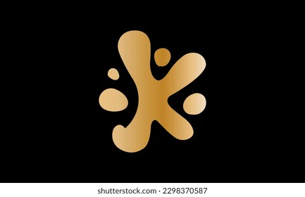 Happy Kids logo abstract family concept vector template