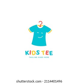 happy kids tee tshirt logo icon