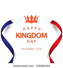 Happy Kingdom Day Vector Template Design Illustration