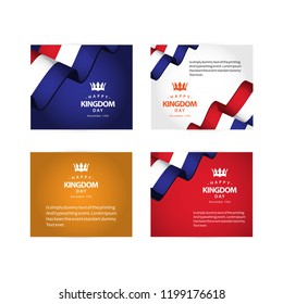 Happy Kingdom Day Vector Template Design Illustration