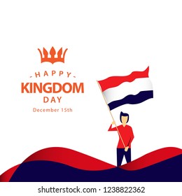 Happy Kingdom Day Vector Template Design Illustration