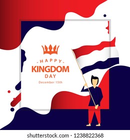 Happy Kingdom Day Vector Template Design Illustration