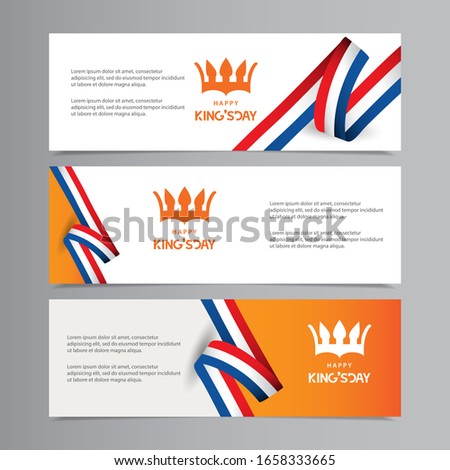 Happy King's Day Celebration Vector Template Design Illustration