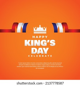 Happy Kings Day Design Background For Greeting Moment