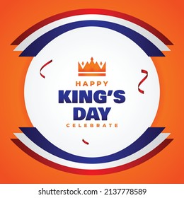 Happy Kings Day Design Background For Greeting Moment