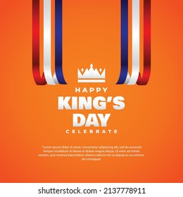 Happy Kings Day Design Background For Greeting Moment