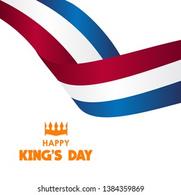 Happy King's Day Vector Template Design Illustration
