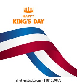 Happy King's Day Vector Template Design Illustration