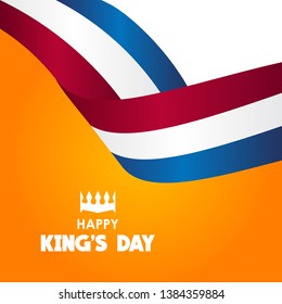 Happy King's Day Vector Template Design Illustration