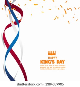 Happy King's Day Vector Template Design Illustration