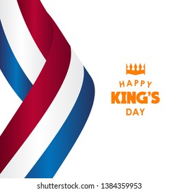 Happy King's Day Vector Template Design Illustration