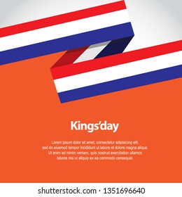 Happy Kings'day Background Design Vector Celebrations