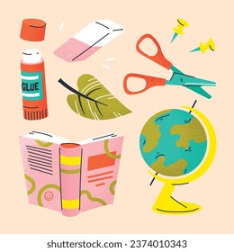 Happy knowledge day celebration. International knowledge day. September 1. knowledge day background. Education. Cartoon Vector illustration for Poster, Banner, Greeting, Card, Template. 1st September.