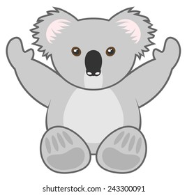 Happy koala