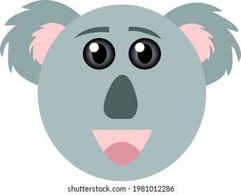 Happy Koala. Koala Smiling and fun

