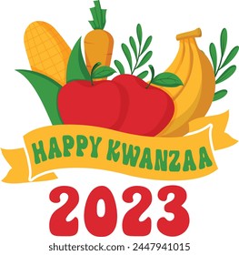 
Feliz kwanzaa 2023 Camiseta Diseño Amante