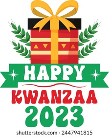 Feliz kwanzaa 2023 Camiseta Diseño Amante