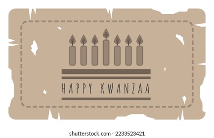 Happy Kwanzaa background. Suitable for Kwanzaa's events