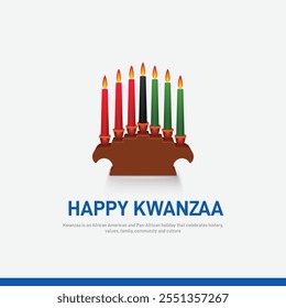 Feliz kwanzaa. Feliz Anuncio creativo kwanzaa, póster, publicación en redes sociales, postal, telón de fondo, Anuncio de Web, fondo, Plantilla, diseño de festón, etc.