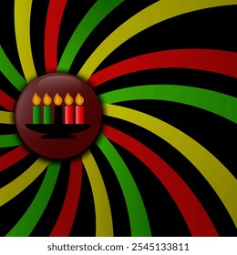 Happy Kwanzaa. Holiday concept. Template for background, banner, card