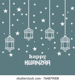 Happy Kwanzaa (The celebration honors African heritage in African-American culture)