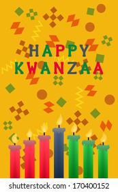 Happy Kwanzaa. Vector