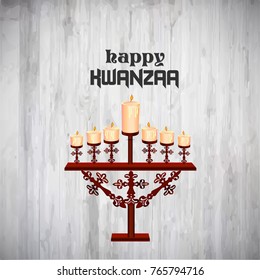 happy Kwanzaa (Kwanzaa is a week-long celebration held in the United States )
