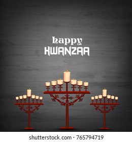 happy Kwanzaa (Kwanzaa is a week-long celebration held in the United States )