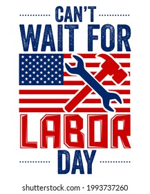 Happy Labor Day 2021 Vector. 1st May International Labor Day. Thank You for Your Hard Work. Worker's Day Vector Art.
