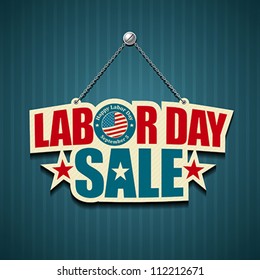 Happy Labor day american. text signs. vector illustration