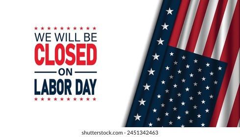 Happy Labor Day Background Design Greeting Card Banner Poster Vector Illustration