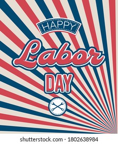 Happy Labor Day Background Vector design