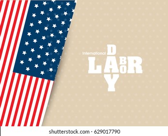 Happy labor day background vector 