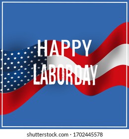 Happy Labor Day banner. 1st May Background Design. Vector illustration