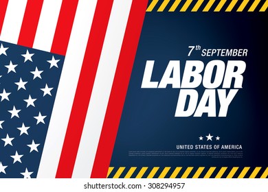 Happy labor day banner