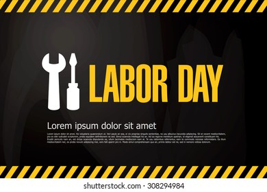 Happy labor day banner