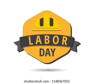 Happy Labor Day banner. Design template. Vector illustration