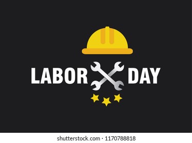 Happy Labor Day banner vector illustration on background