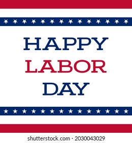 Happy Labor Day Banner Vector