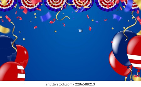 Happy Labor day banner,vector illustration  american patriotic background