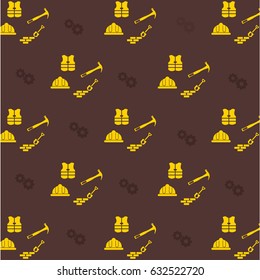 Happy Labor Day Brown  Pattern background