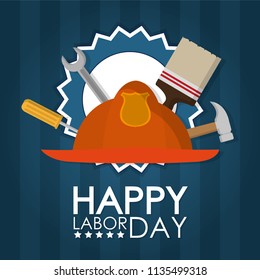 Happy labor day card
