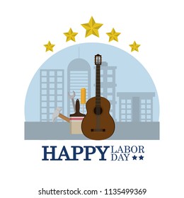 Happy labor day card