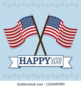 Happy labor day card