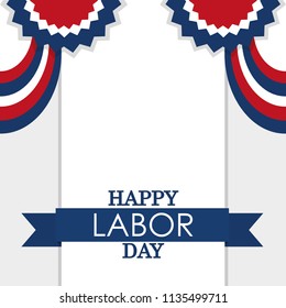 Happy labor day card